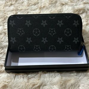 Black and grey wallet